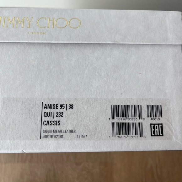 Jimmy Choo Purple Ansie 95 - Picture 7 of 7